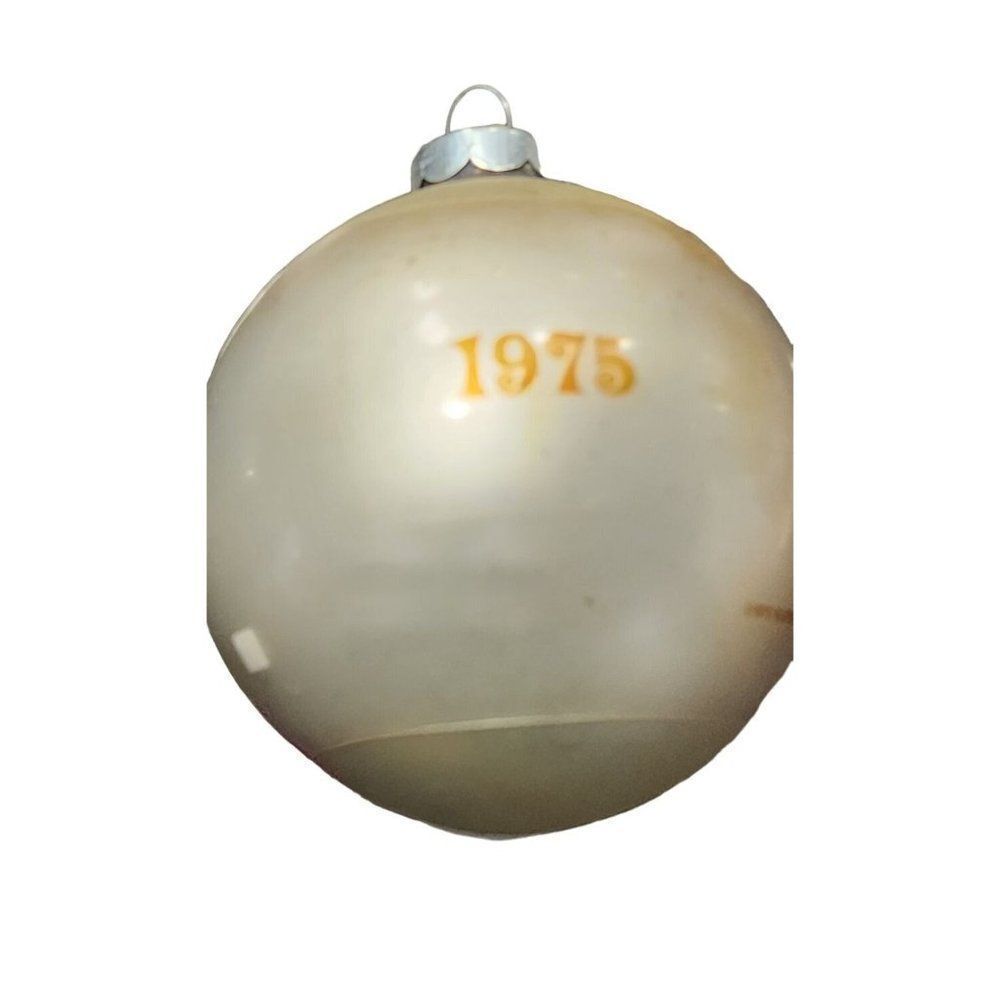 1975 Vintage Klipsainger White-Breasted Nuthatch Christmas Ball Ornament - Picture 2 of 8